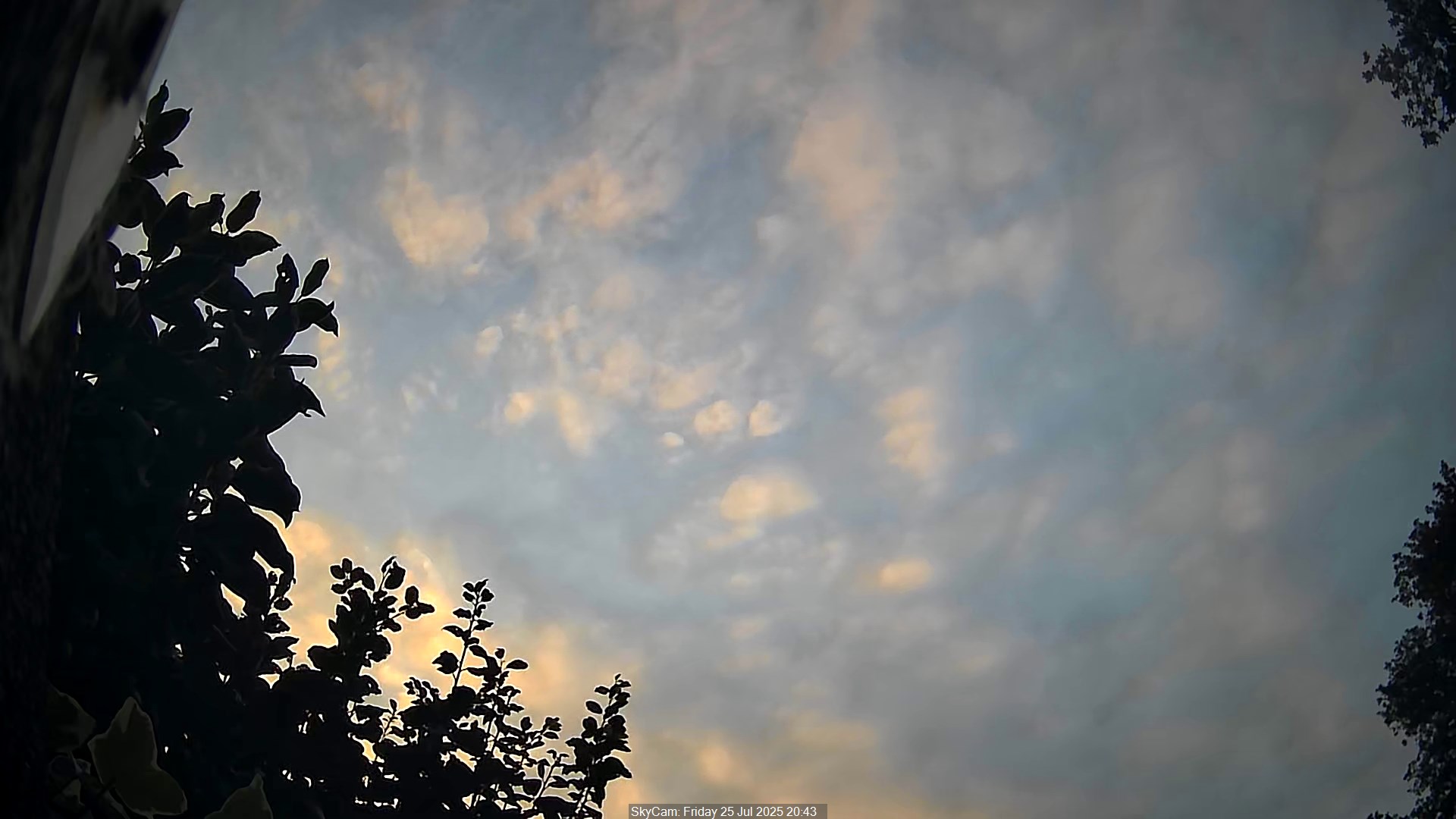 A view of the southern sky over the Otter Valley in Devon. Available during daylight hours.